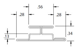 [Glass Muntin sec13-R869]([Glass Muntin sec13-R869.jpg]) - Security Storm Window & Screen Framing